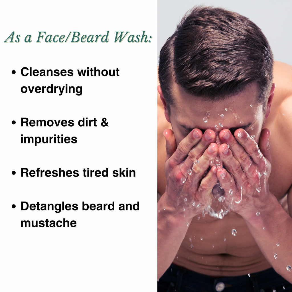 Abbot Kinney Apothecary - Face + Beard Wash with Tea Tree Oil