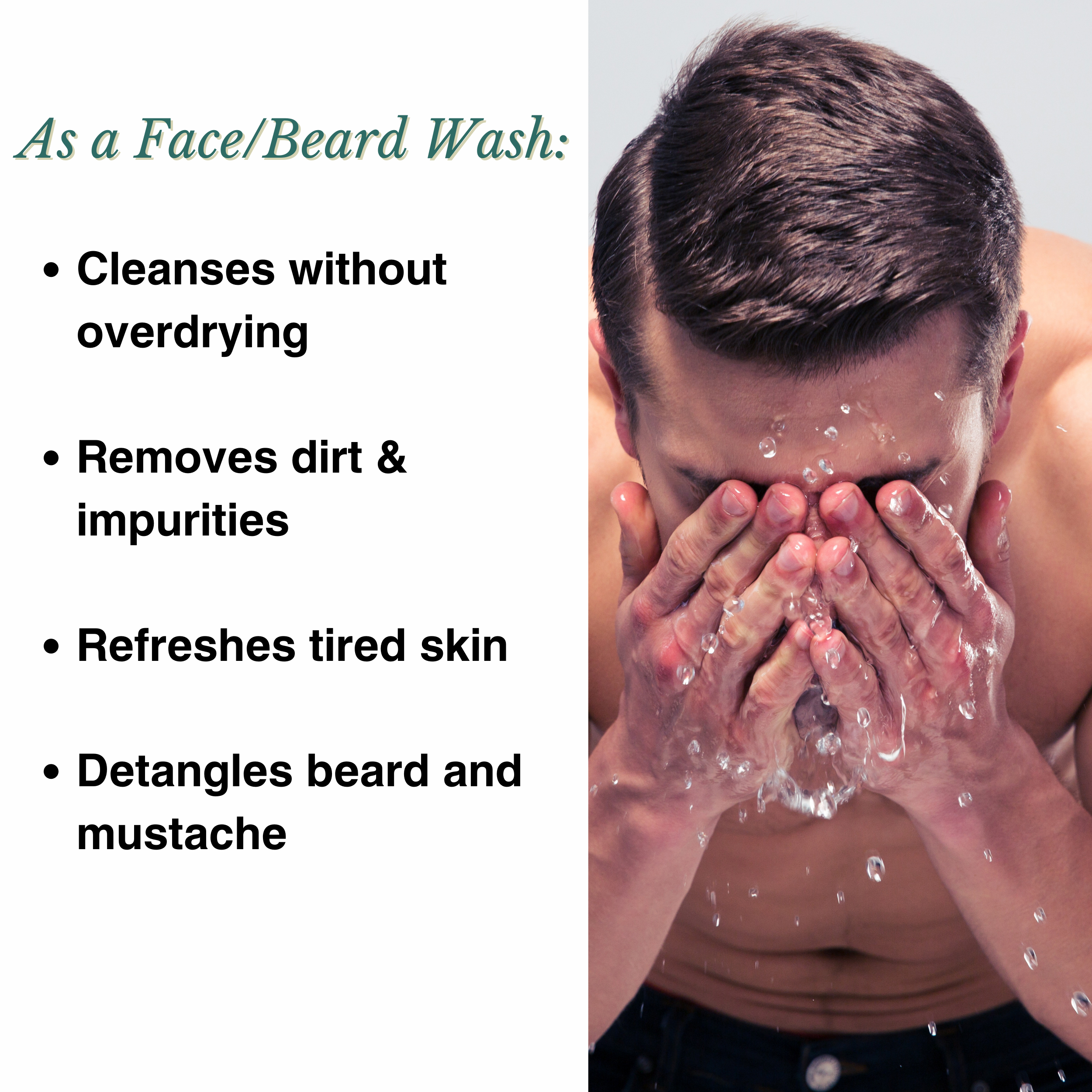 Abbot Kinney Apothecary - Face + Beard Wash with Tea Tree Oil