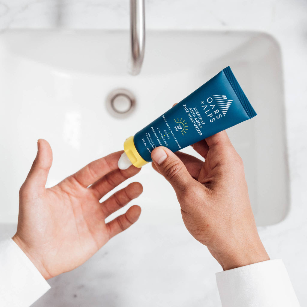 Oars + Alps Everyday Anti-Aging Men's Face Moisturizer w/ SPF 37