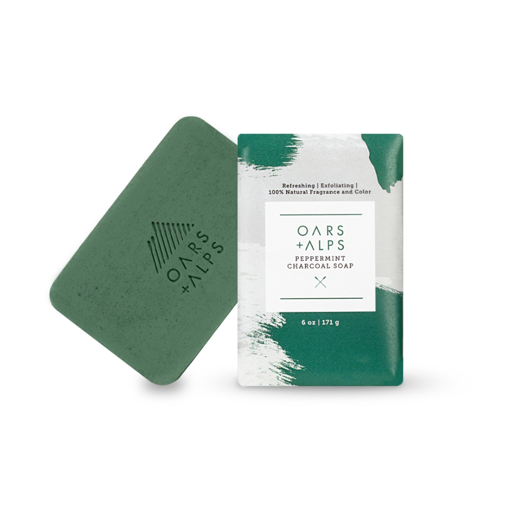Oars + Alps Peppermint Charcoal Men's Bar Soap