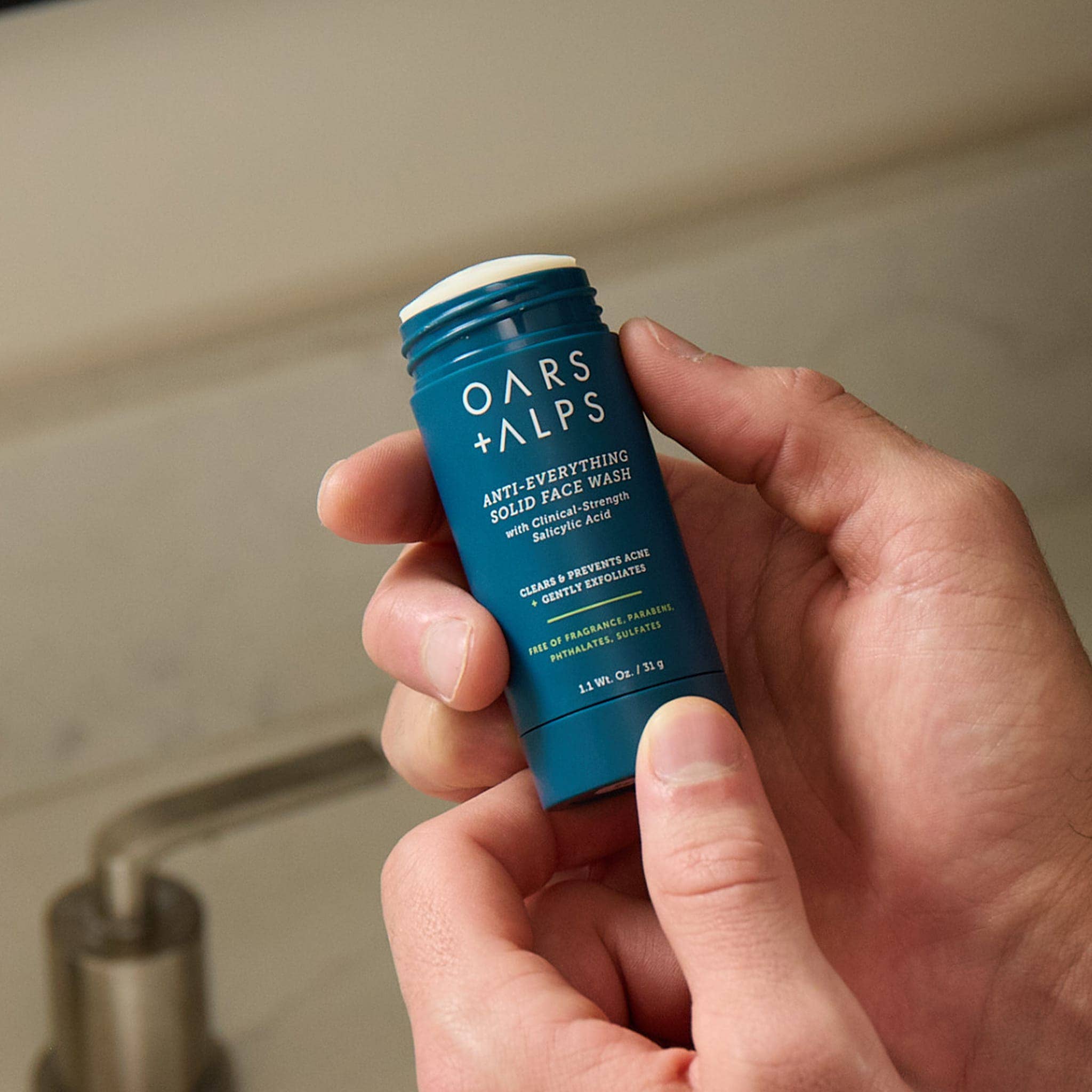 Oars + Alps Anti-Everything Men's Solid Face Wash Stick