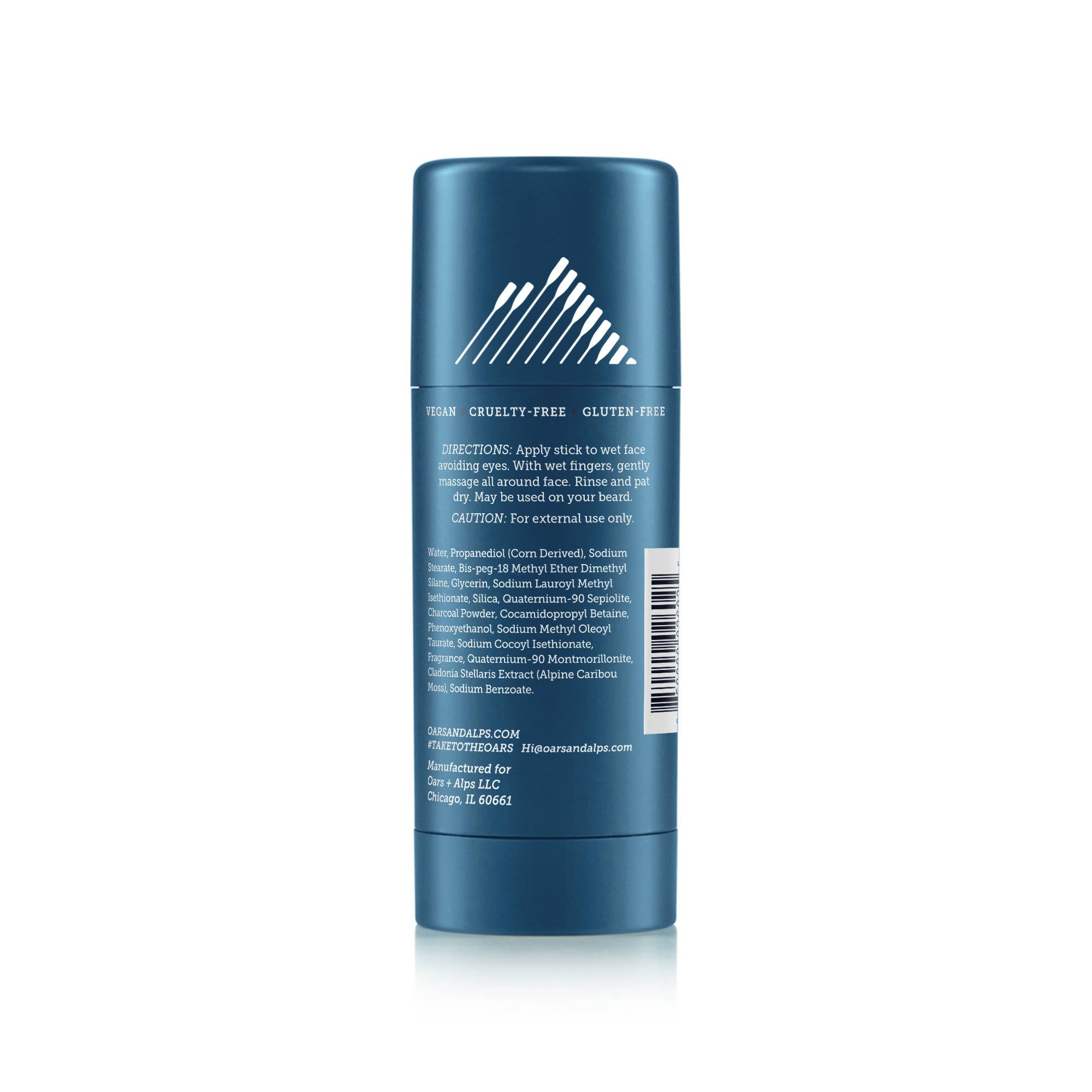 Oars + Alps Charcoal Solid Face Wash