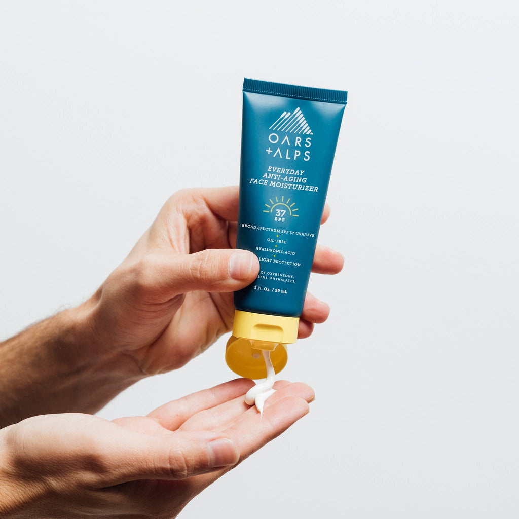 Oars + Alps Everyday Anti-Aging Men's Face Moisturizer w/ SPF 37