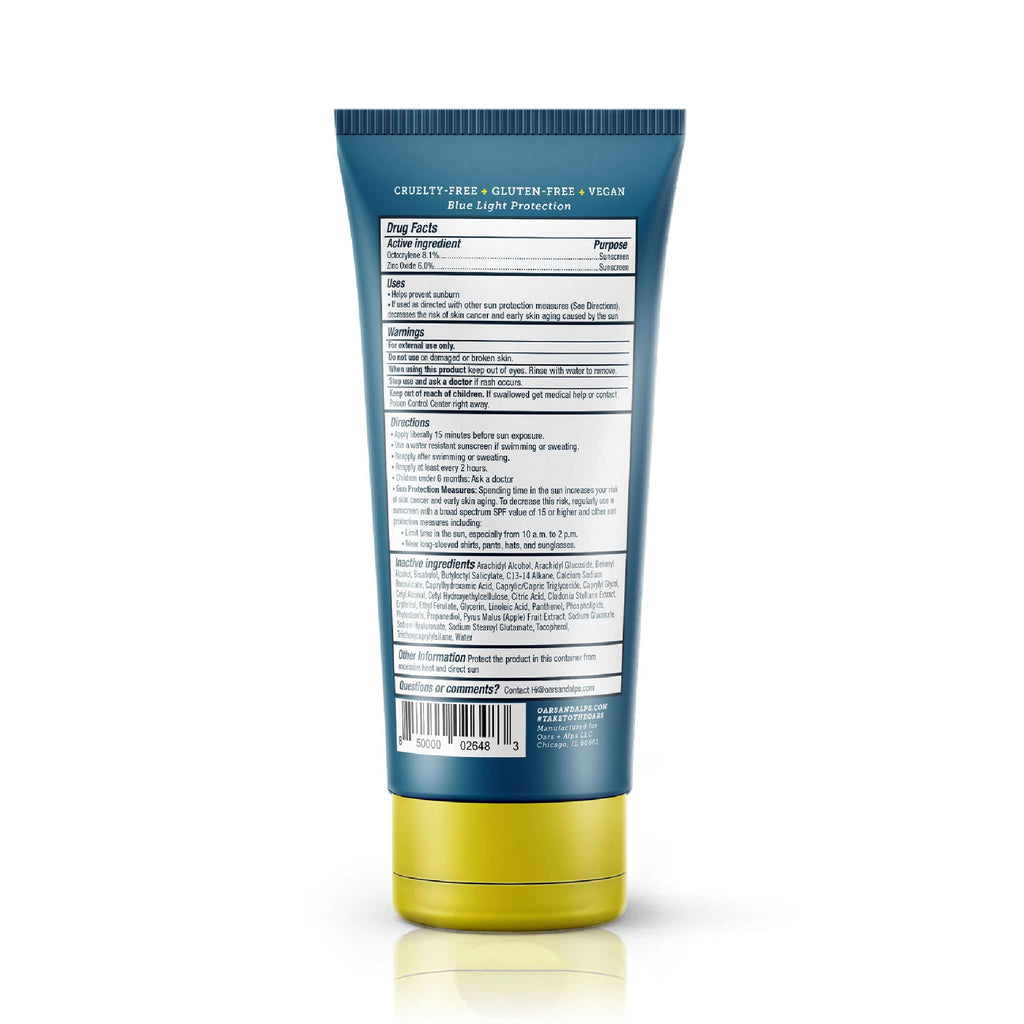 Oars + Alps Everyday Anti-Aging Men's Face Moisturizer w/ SPF 37