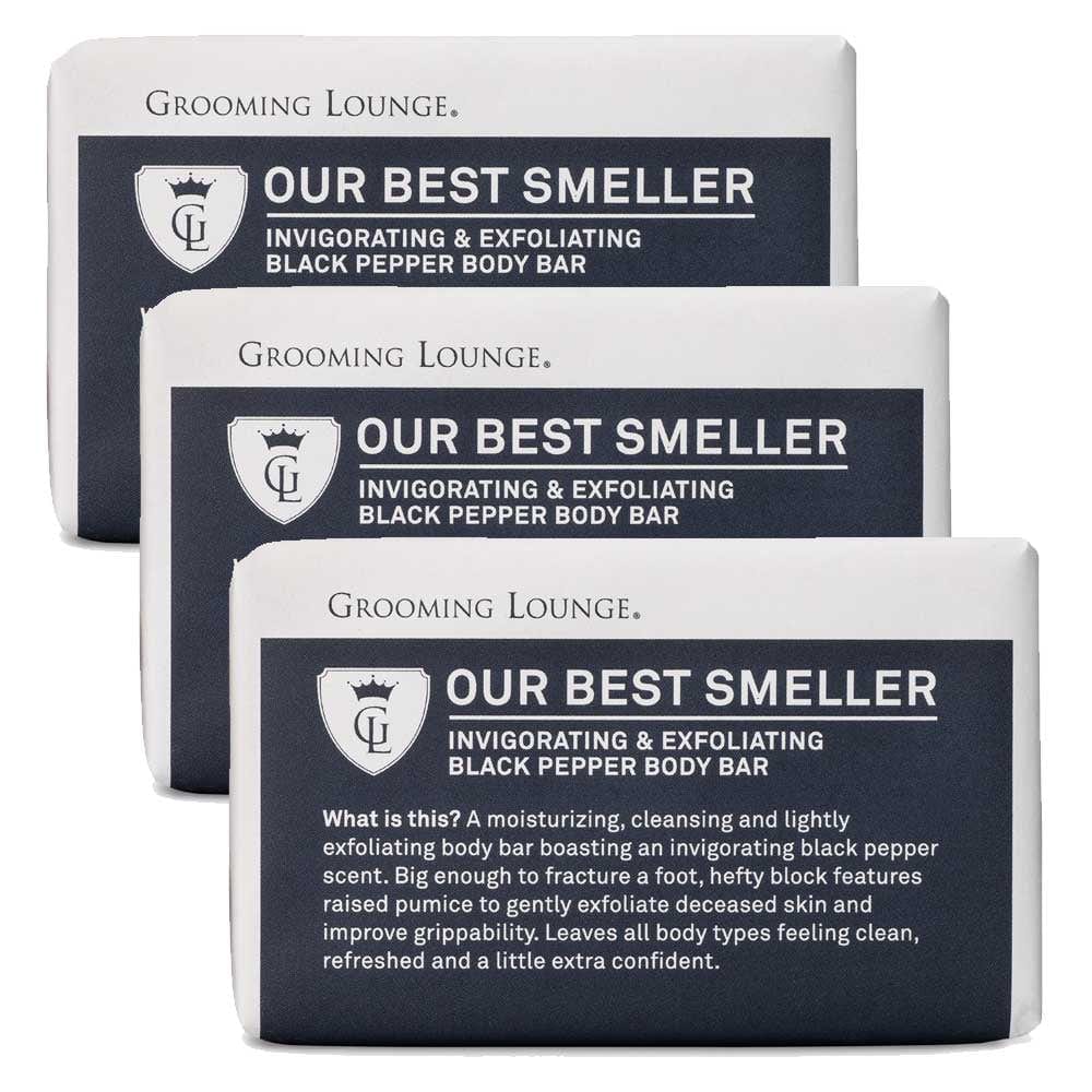 Grooming Lounge Our Best Smeller Body Bar 3-Pack