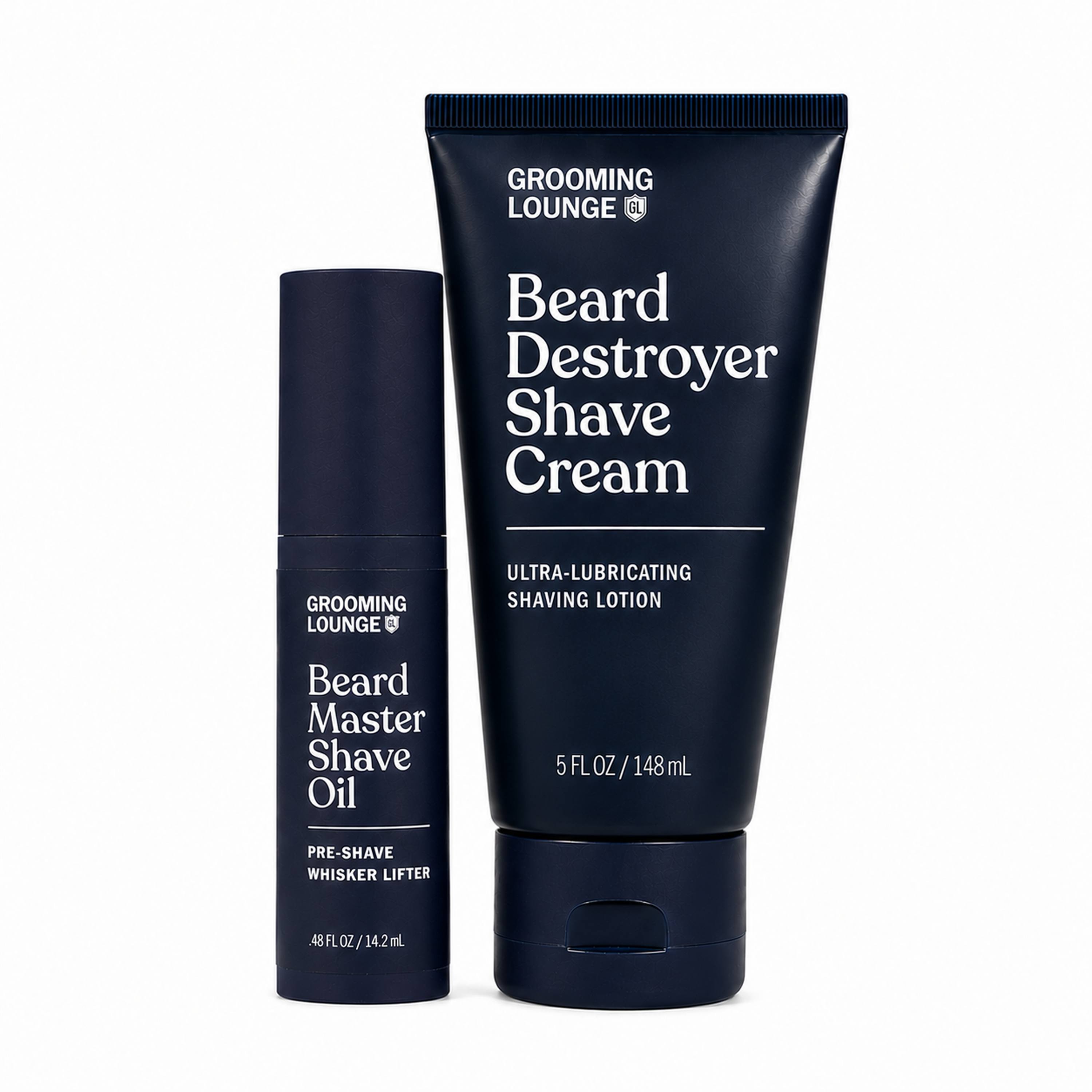 Grooming Lounge Oil & Cream Shaving Cocktail Set (Save $7)