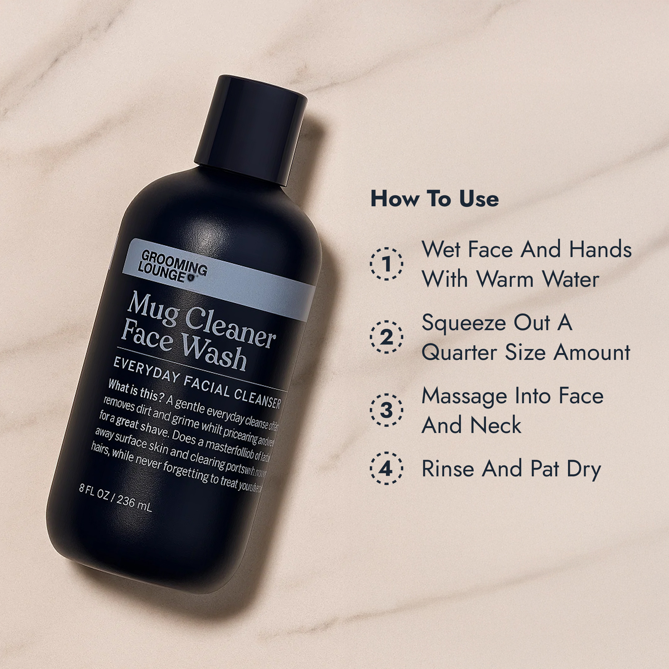 Grooming Lounge Mug Cleaner Face Wash 2-Pack