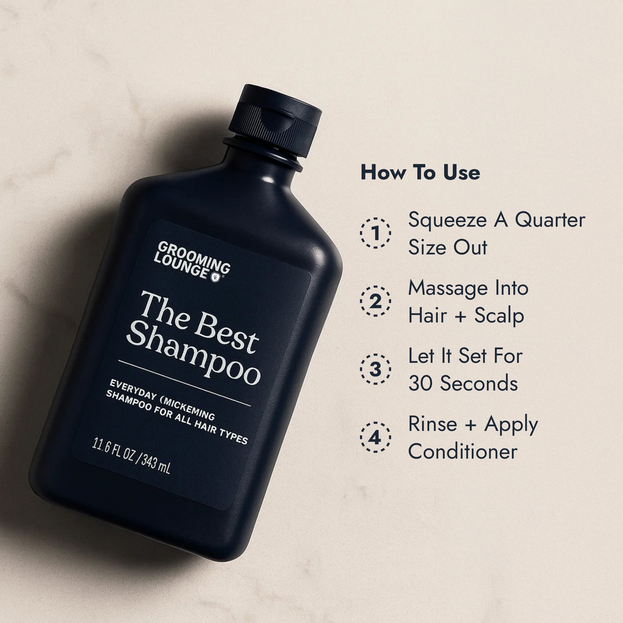 Grooming Lounge The Best Shampoo - Best Men's Shampoo For All Hair Types