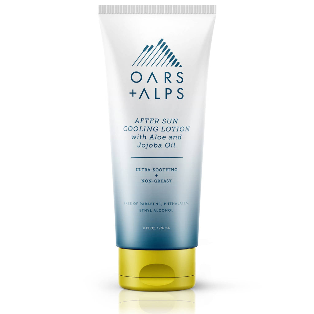 Oars + Alps After Sun Cooling & Hydrating Men's Lotion, Aloe Vera