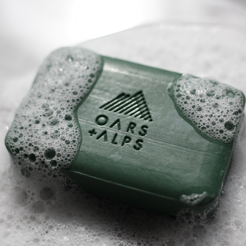 Oars + Alps Peppermint Charcoal Men's Bar Soap