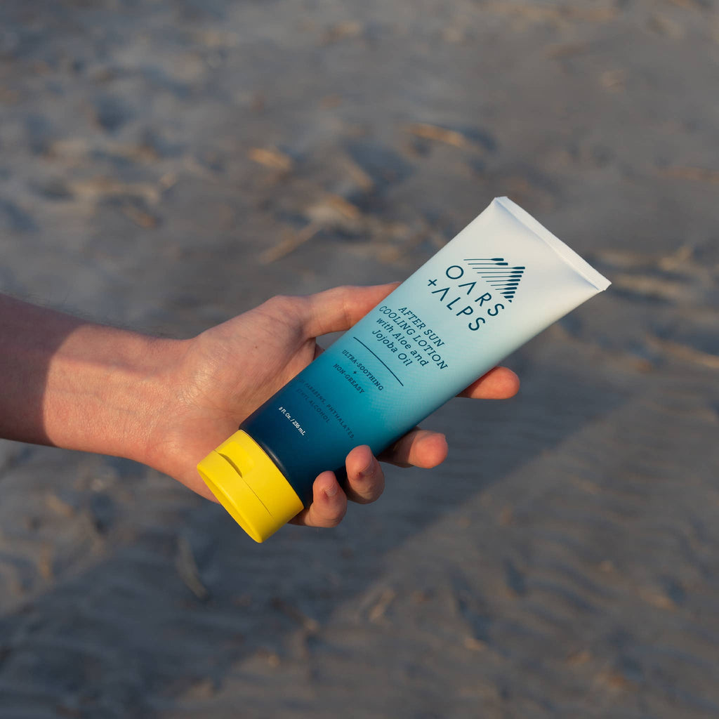 Oars + Alps After Sun Cooling & Hydrating Men's Lotion, Aloe Vera