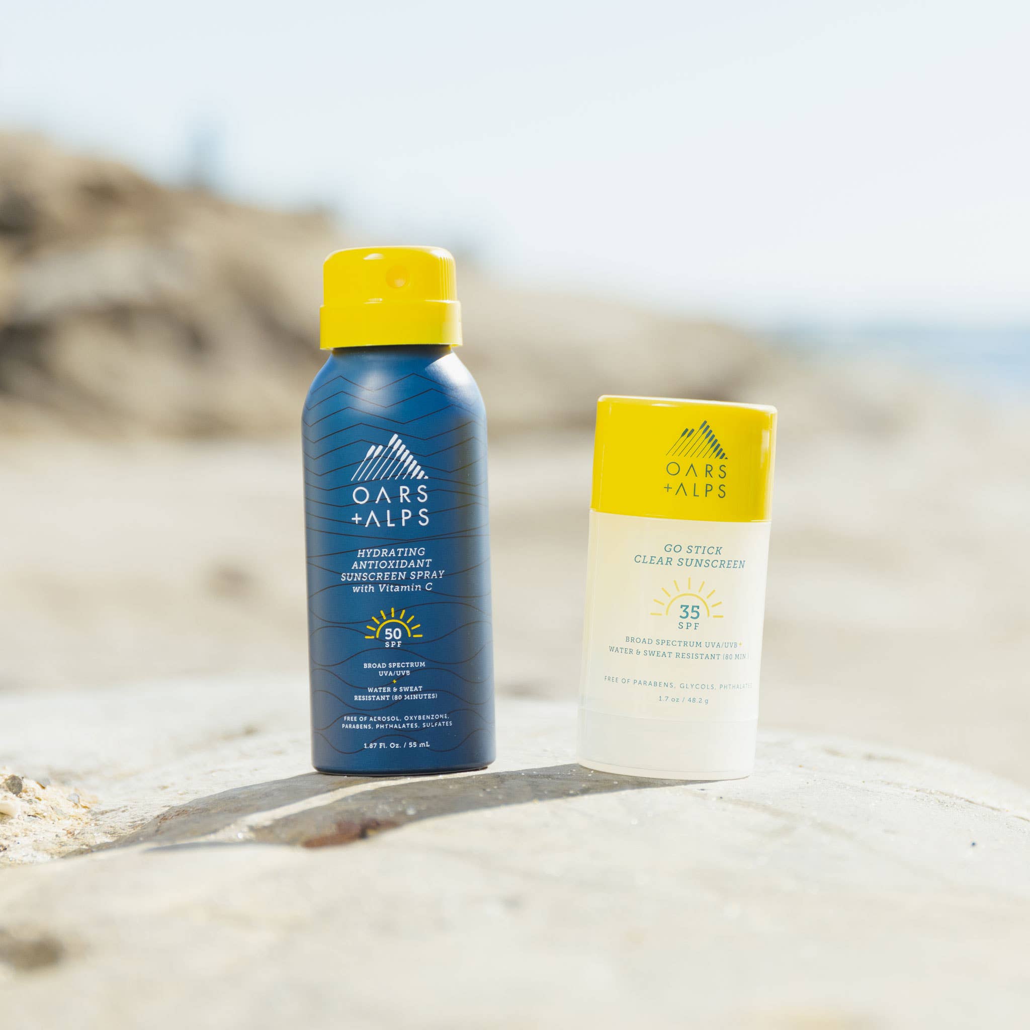 Oars + Alps Travel Size Men's Hydrating Antioxidant SPF 50 Spray