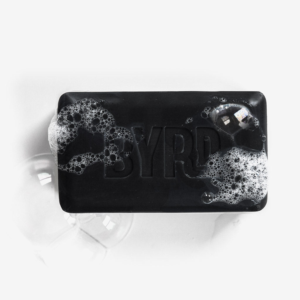 BYRD Activated Charcoal Exfoliating Bar