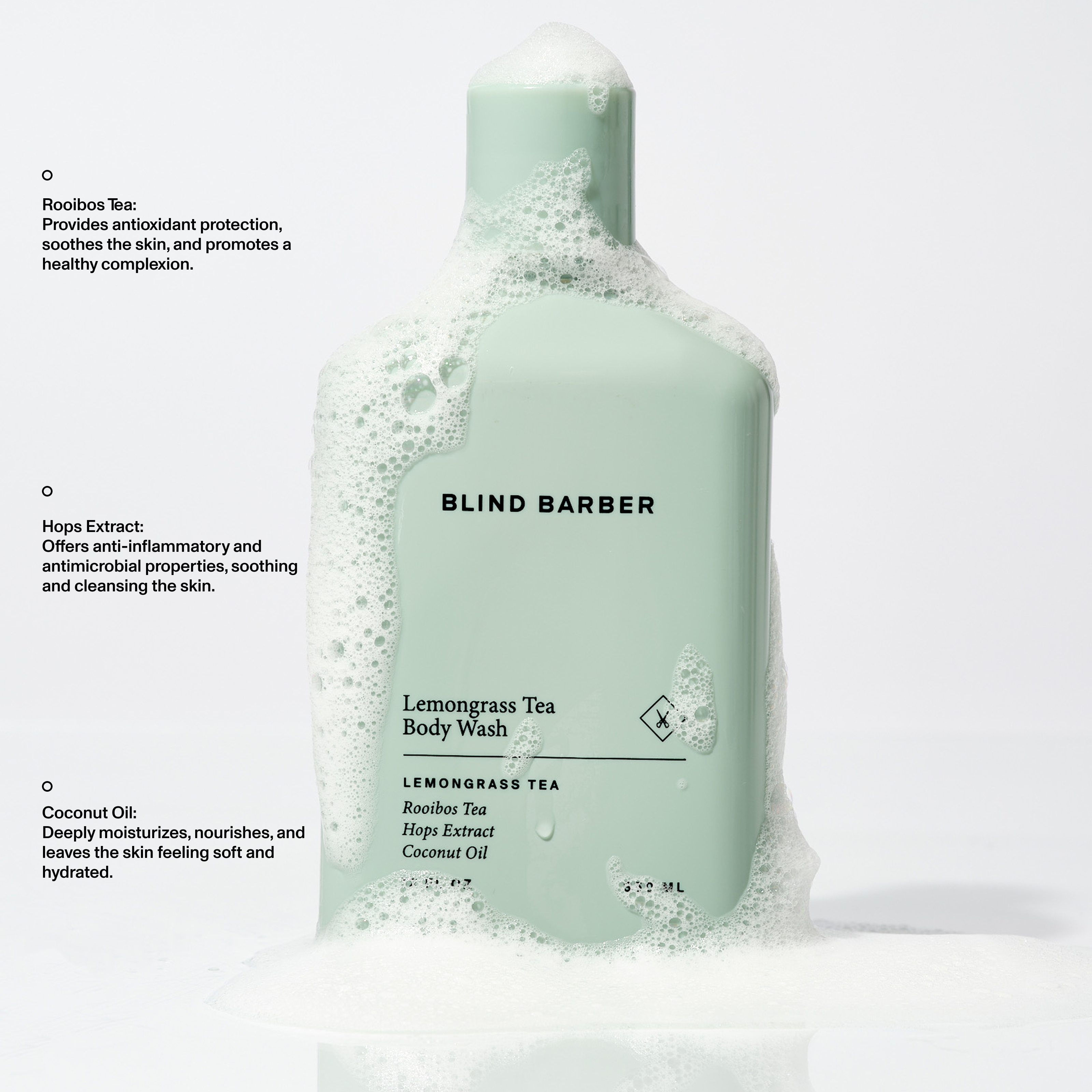 Blind Barber Lemongrass Tea Body Wash