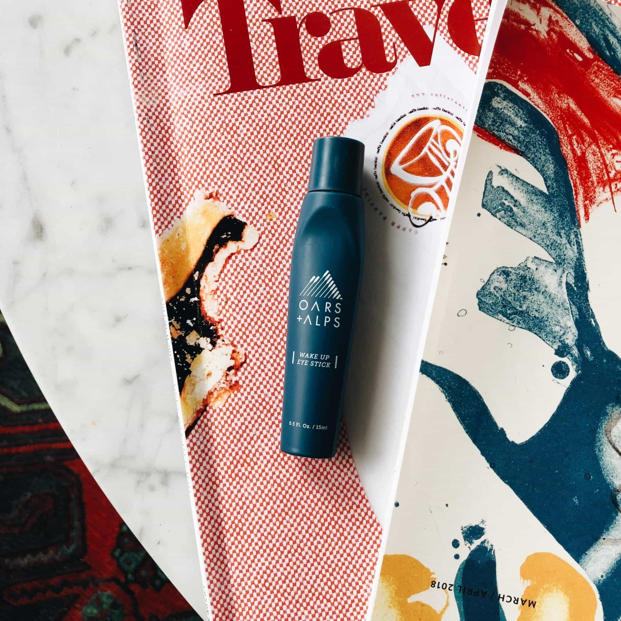 Oars + Alps Wake Up Men's Eye Roller and Eye Depuffer, Caffeine Infused