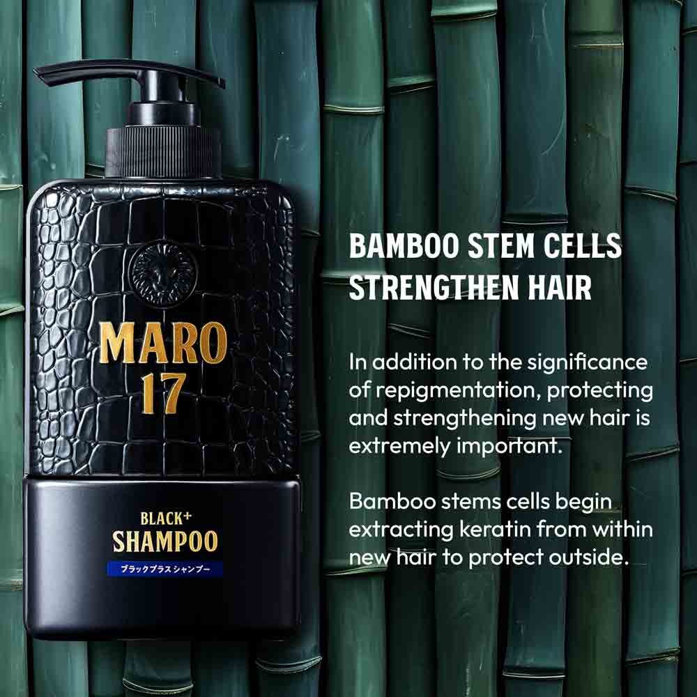 MARO17 Black+ Anti-Aging Shampoo
